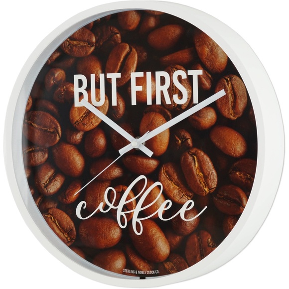 Coffee Wall Clock - Picture 2 of 2
